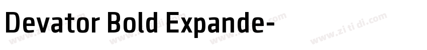 Devator Bold Expande字体转换 Devator Bold Expande字体转换